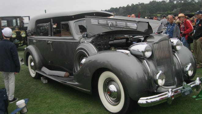 Christian Bohman and Maurice Schwartz began building special bodies when their employer, Murphy Company, closed in 1932. This exotic example, a 1938 Packard 1605 Super Eight, was shown by The Marano Collection of Westfield, N.J.