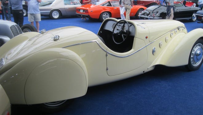 Built by Pourtout and sold by the Darl'Mat Peugeot dealership in Paris, this 1938 Peugeot 402 Special Sport featured one of the most ravishing sports car shapes ever devised. Ninety years later, it continues to be a head turner.