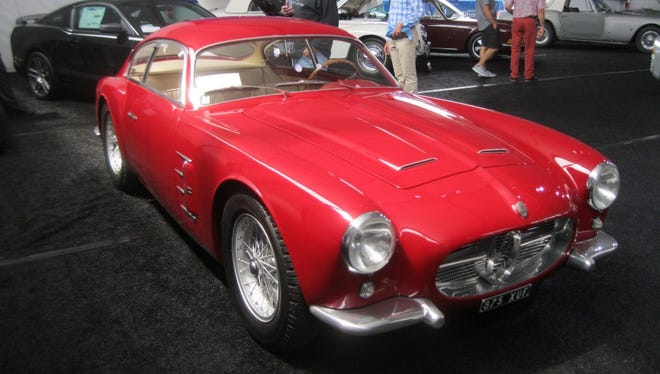Its all-aluminum twin-cam six-cylinder engine and three Weber 40 DCO3 carburetors make this 1956 Maserati A6G/54 Berlinetta a very desirable collectible. It sold in August at Pebble Beach for $4.4 million.