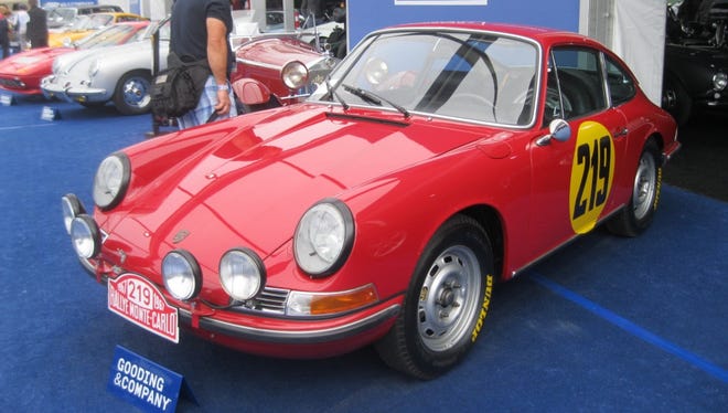 The first year of the S model, this 1967 Porsche 911 2.0S with 160-horsepower engine and original sports seats sold for $159,500.