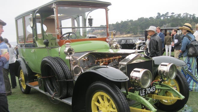 A 1911 Rolls-Royce Silver Ghost with Thrupp & Maberly limousine coachwork was shown at the 2016 Pebble Beach Concours by Craig and Susan McCaw of Santa Barbara, Calif.