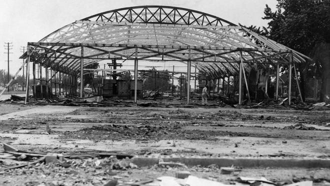 In 1953 all that remained of the Eastwood Park at Gratiot and 8 Mile was the shell of the dance hall.