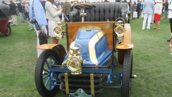 One of two known to survive, this 1902 Delahaye Type OA Rear Entry Tonneau, powered by a one-cylinder horizontally-mounted engine, is said to have spent 80-plus years under a pile of wood in the Calvados region of France.