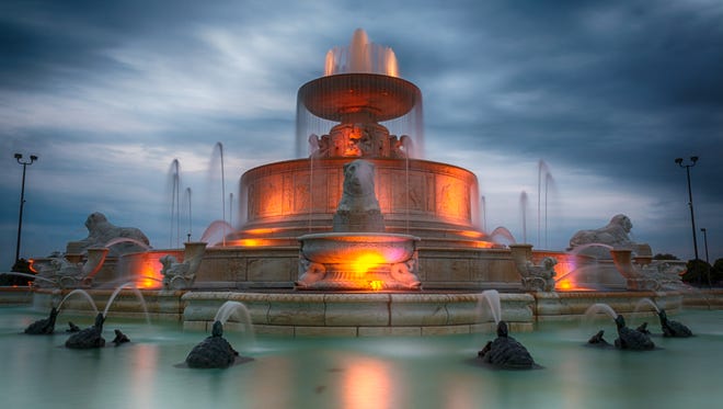 Michael Baker of West Bloomfield used a 20-second exposure to make the turtles in the James Scott Memorial Fountain on Belle Isle "look almost like they were emerging from a layer of thick mist or even ice. Being an engineer by trade, I like finding symmetry in photography.”