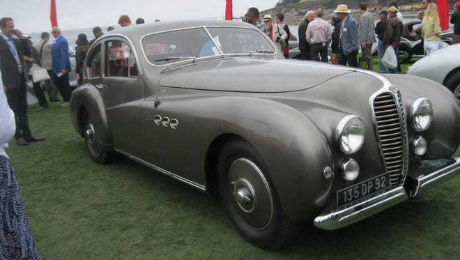 Martin and Inge Waltz own this 1950 Delahaye 135M Vanvooren Coupe. This is said to be the car's first appearance outside Europe.