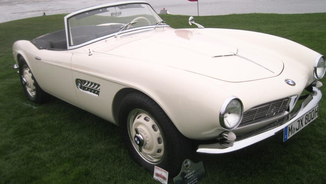 In 1958, this 1957 BMW 507 was leased to singer Elvis Presley, who was stationed in Germany in the Army. BMW Group Classic bought it from Californian Jack Castor in 2014.