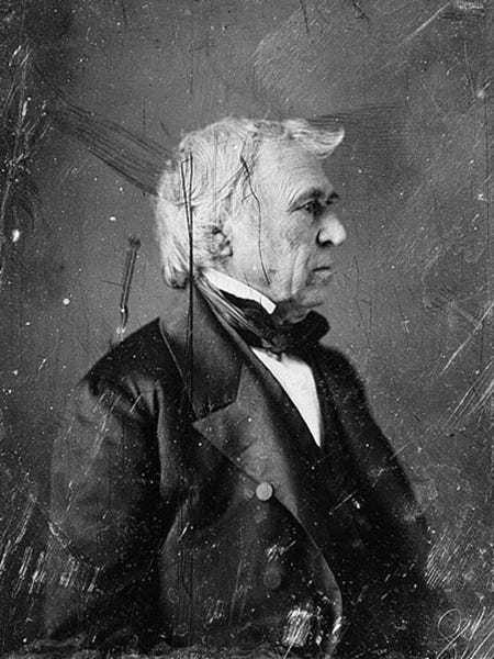 Zachary Taylor was a famous general from the Mexican American War in 1846. He ran for president as a Whig in 1848, beating Democrat Lewis Cass and Free Soiler candidate Martin Van Buren. Taylor died in office after only one year. Cass served as a U.S. senator during Taylor's presidency.