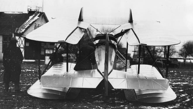 The Buhl-Verville Aircraft Corp., formed in Detroit in 1925, worked out of the Buhl Stamping Plant before moving to Marysville, Mich.  Designer Alfred Verville created the CA-3 Airster, a  biplane with folding wings to reduce storage space.  Verville had been designing airplanes in Detroit since 1915.