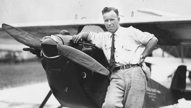 Ford Motor Co. sponsored a series of Reliability Tours from 1925 to 1931 in which pilots flew 1,900 miles with stops in 10 cities for a chance to win prizes. For the 1926 competition, Jack Lasso, above, competed with his 340-pound Driggs Dart airplane.