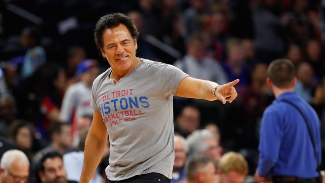 Tom Gores bought The Palace of Auburn HIlls as part of his purchase of the Pistons in 2011. He's seen here during the Pistons' home opener on October 28, 2016.