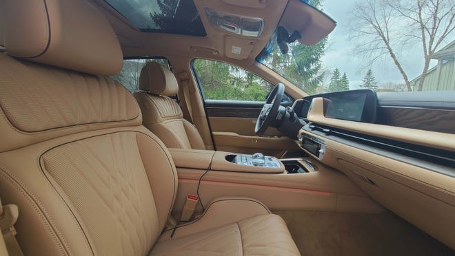 The 2024 Genesis G90 seats four comfortably.
