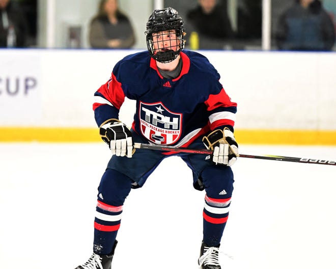 Royal Oak's Nick Bogas of the Oakland Jr. Grizzlies U15 was selected in the second round by Waterloo in the United State Hockey League on Monday.
