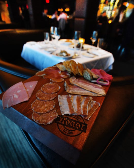 Roast, which has been on the Detroit restaurant scene for 10 years, serves charcuterie, a selection of house-cured meats, and bone marrow as an appetizer.