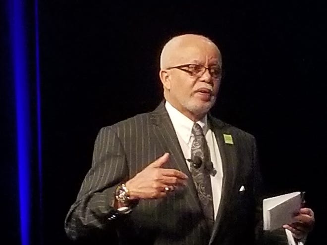 Wayne County Executive Warren Evans called for a review of property tax repayment plans during his fourth State of the County address Thursday at the Ford Community & Performing Arts Center in Dearborn