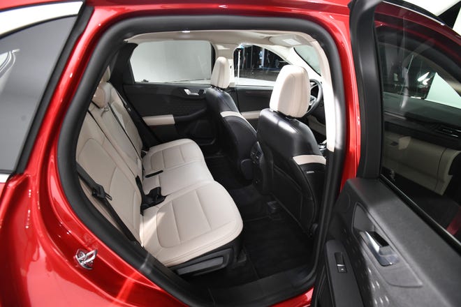 The 2020 Ford Escape has standard Wi-Fi connectivity for up to 10 devices, which is five more than the number of people that can fit in the Escape.