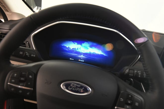 This is the dashboard of the 2020 Ford Escape.