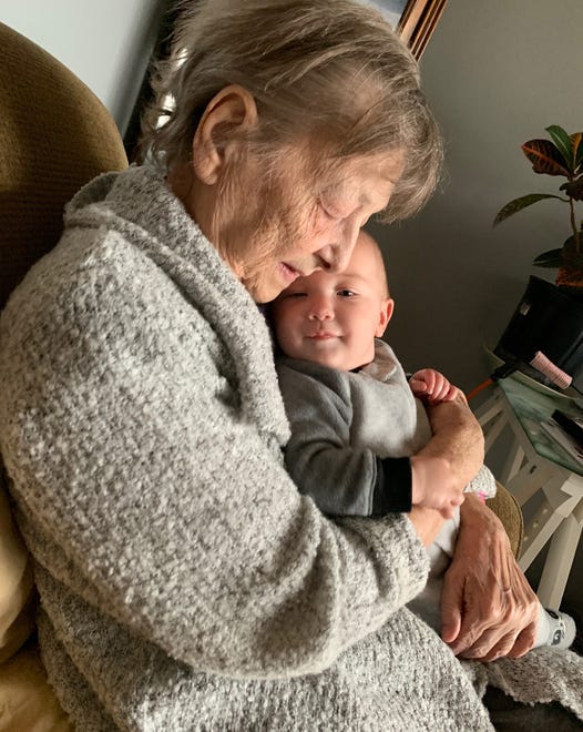 "Forever Love," by Judi Moore of Warren.  "My mom Judy Moore had been very ill and on dialysis and wanted to hold the baby so bad, but health kept her only enjoying him from afar," she said. "When she finally felt well enough to hold and hug her great-grandson, Oliver Civiello, capturing this was truly priceless for all of us. There's nothing better than the pure true love pictured here."