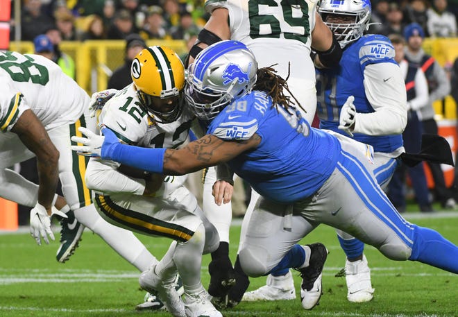 "It's been tough," says Lions defensive tackle Damon Harrison, reflecting on injury-riddled season.