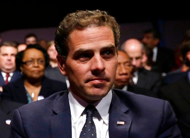 In this Oct. 11, 2012, file photo, Hunter Biden waits for the start of the his father's, Vice President Joe Biden's, debate at Centre College in Danville, Ky. In 2014, then-Vice President Joe Biden was at the forefront of American diplomatic efforts to support Ukraine's fragile democratic government as it sought to fend off Russian aggression and root out corruption. So it raised eyebrows when Biden's son Hunter was hired by a Ukrainian gas company. President Donald Trump prodded Ukraine's president to help him investigate any corruption related to Joe Biden, now one of the top Democrats seeking to defeat Trump in 2020.