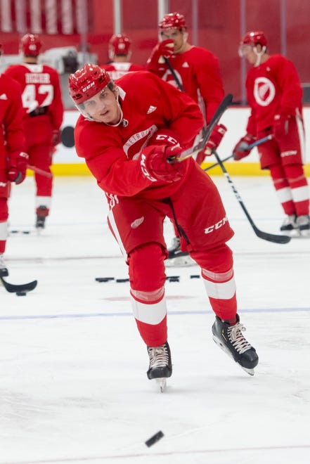 37. Antti Tuomisto, defenseman: Another 2019 second-round pick who flourished this season, Tuomisto has intriguing size (6-foot-4 200 pounds) and possesses a blistering, accurate shot. He likes to play physical.