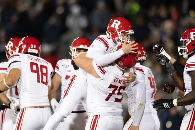 Nov. 21, vs. Rutgers 2-10, 0-9 Big Ten in 2019: Finally done with the brutal middle portion of its schedule, Michigan State will be happy to blow off some steam at home against Rutgers in late November. Even with substantial improvement from last season, Rutgers will still struggle on the road in the Big Ten East. Transfer defensive tackles Mike Dwumfour (Michigan) and Malik Barrow (Ohio State and UCF) will help shore things up in the middle, and captain Tyreek Maddox-Williams is a decent linebacker, but Rutgers will have very little chance of a win in East Lansing. Prediction: Win