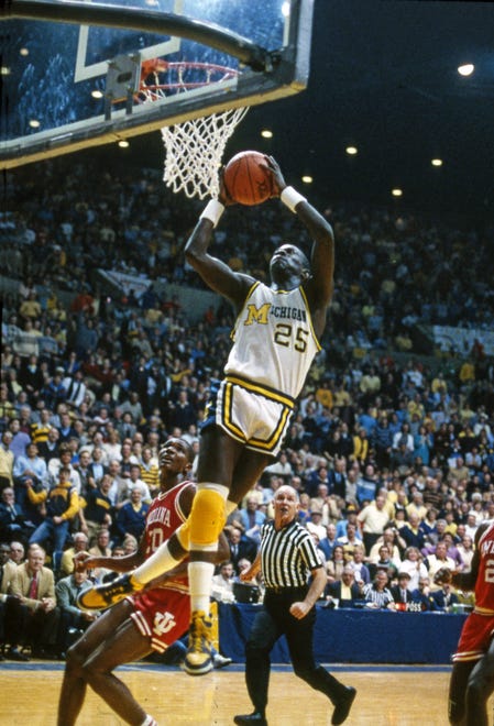 7. Gary Grant (1984-88): " The General " was one of the top two-way guards in college basketball during his time in Ann Arbor. He was named the Big Ten freshman of the year in 1985 when he helped Michigan capture the Big Ten title, earned the conference ’ s player of year honors in 1988, and received All-American honors as a junior and senior when he averaged 22.4 and 21.1 points, respectively. A four-year starter, Grant ’ s teams all notched at least 20 wins and reached the NCAA Tournament. He ’ s one of five Wolverines to top 2,000 points and he leads the program in assists (731) and steals (300) by a wide margin.