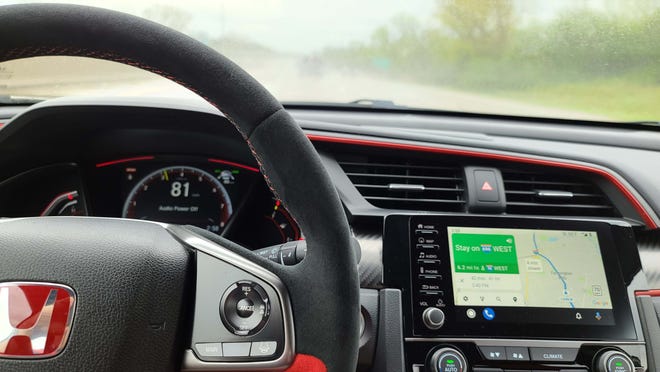 Take me away. The 2020 Honda Civic Type R features Apple CarPlay and Android Auto app compatibility for excellent navigation to the closest twisty roads.