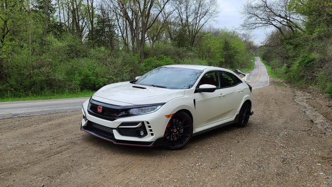 Along Doyle Road in Livingston County, the balanced, 306-horse 2020 Honda Civic Type R stuck to the road like Velcro.