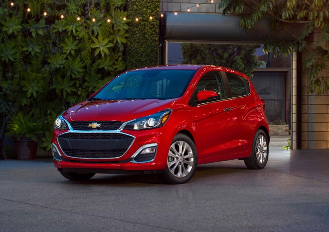 The Chevrolet Spark LS, which starts at $14,395, is the least-expensive new car you can buy.