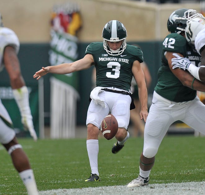 PUNTER – Mike Sadler, 2011-14: One of the best ambassadors in the history of the program, Sadler not only excelled on the field but was the first four-time academic All-American in school history and was a finalist for the Campbell Trophy as a senior, the award given to the nation’s top scholar athlete. A four-year starter, Sadler finished his career ranked among MSU's all-time leaders in punts (second with 268), punting yards (second with 11,307) and punting average (sixth at 42.2). He earned first-team All-America honors from ESPN.com in 2013 and was a Ray Guy Award semifinalist.
