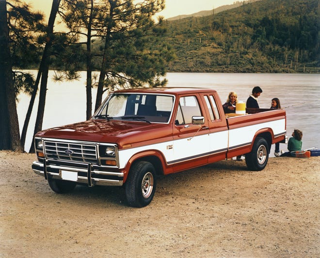 1985 Ford F-150 pickup truck.