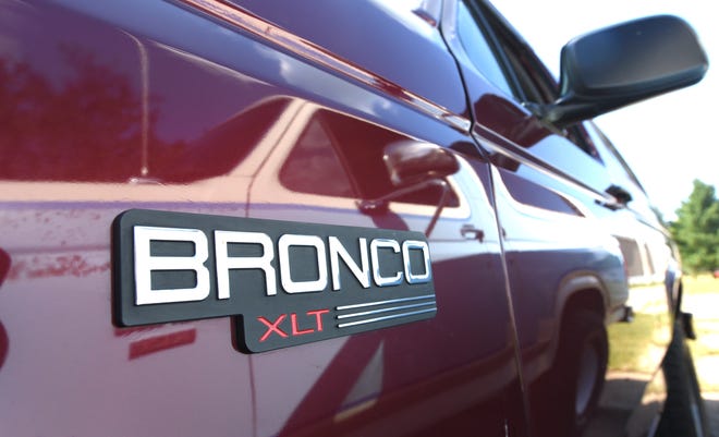 The 1996 Full-Size Bronco logo owned by John Parks.