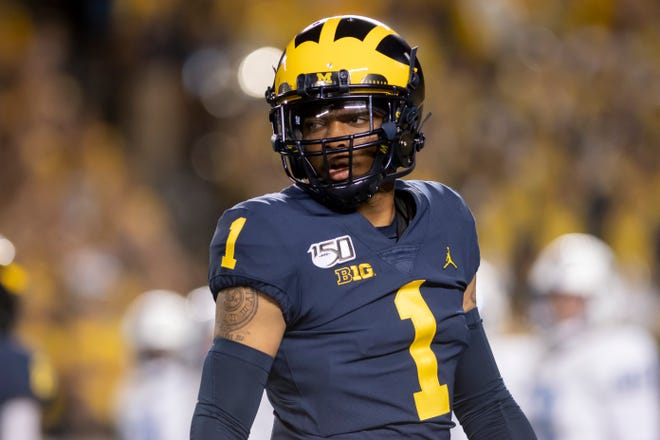 Ambry Thomas, CB, Michigan: After his first two years were spent contributing primarily on special teams, Thomas stepped up, earned a starting role on defense and delivered last season. He had 38 tackles, seven pass breakups and three interceptions. More impressively, he shined in the team's press-man scheme and allowed a 53.3 passer rating in coverage in that alignment, per Pro Football Focus. He'll highlight a promising secondary that also features Daxton Hill and Brad Hawkins.