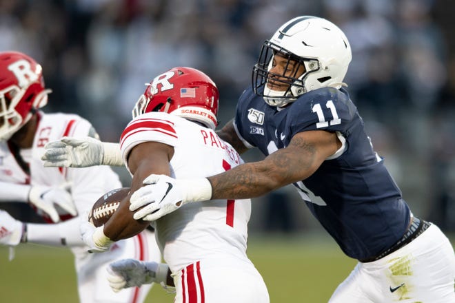 Micah Parsons, LB, Penn State: Parsons made an immediate impact as a freshman, but he took his play to another level as a sophomore when he recorded 109 tackles, 14 tackles for loss, five sacks and four forced fumbles. He was the highest-graded linebacker by Pro Football Focus in 2019 and is one of only five Power Five linebackers who had at least 75 tackles and less than 10 missed tackles. Simply put, the consensus All-American is a difference-maker and can do it all at his position.