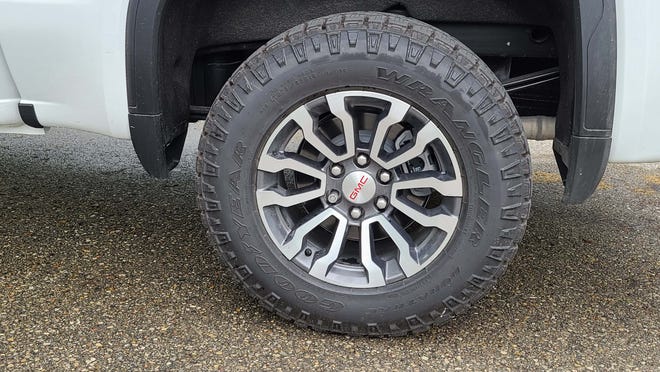 With an extra two inches of lift and 32-inch tires, the 2020 GMC Sierra AT4 is set to roam off-road if desired.