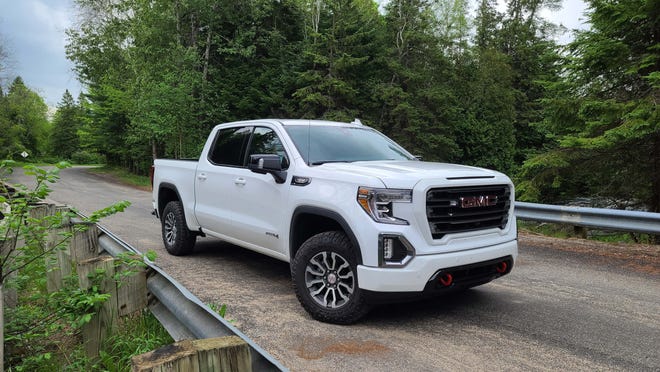 The 2020 GMC Sierra AT4 can be pricey at $63,000, but it comes loaded with content including diesel engine, 2-inch lift for off-roading and the Multipro tailgate.