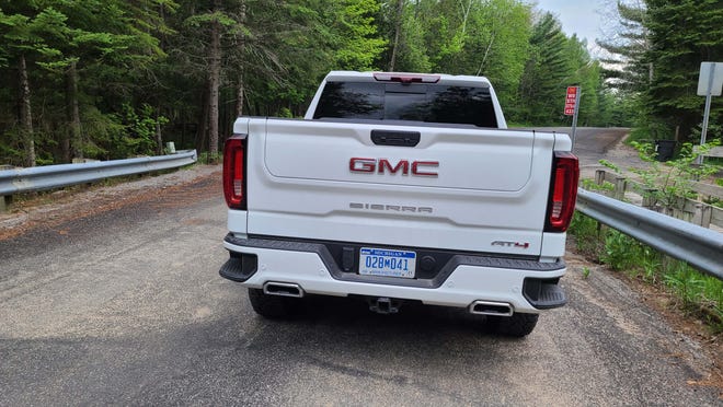 The 2020 GMC Sierra AT4 comes with Multipro tailgate and corner steps for bed access.