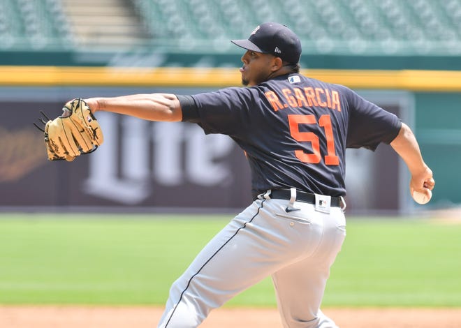 No. 51 Rony Garcia, RHP, 6-3, 200. Opening Day age: 22. The Tigers picked a good year to stash a Rule 5 draft pick. Only 60 games, expanded rosters for a few weeks. And on top of that, Garcia hasn’t seemed overwhelmed or out of place, though he hasn’t pitched above Double-A. He projects to be a starter, and the Tigers have tried to stretch him out. He could be used as an opener or on the back end of piggyback starts. 2019: N/A (minors). 2020 salary: $208,704.