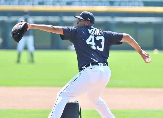 No. 43 Ivan Nova, RHP, 6-5, 250. Opening Day age: 33. Expect him to take the ball every fifth day and on most of them give the Tigers a fighting chance to win the game. He won’t lead the league in any category except innings pitched, but he is exactly the type of stabilizer the club has needed in the rotation. On top of that, he’s quickly become one of the leaders on the staff, particularly with the Latin players. 2019 (White Sox): 11-12, 4.72 ERA, 1.45 WHIP, 187 IP. 2020 salary: $555,556.