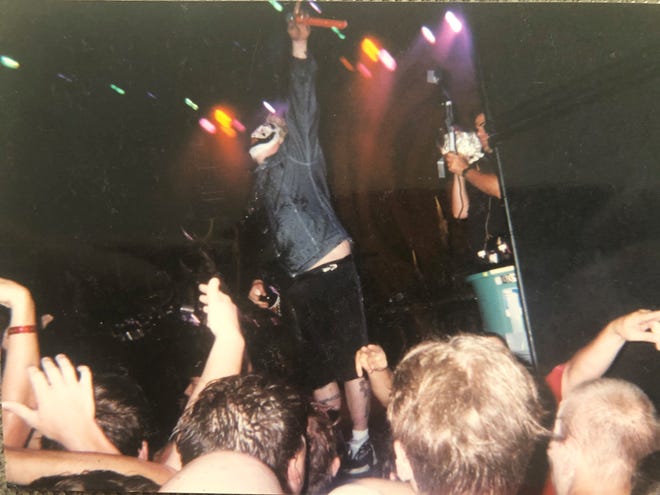ICP's Violent J performs at the Gathering of the Juggalos in 2000.