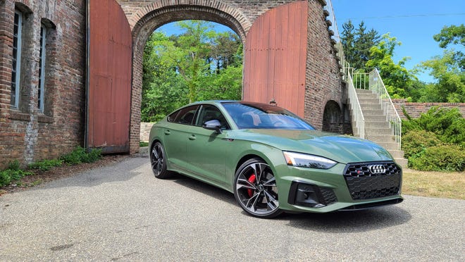 Based on the Audi A5 sedan, the 2020 Audi S5 Sportback is a gorgeous sculpture in District Green with on-demand power and a utilitarian hatchback.