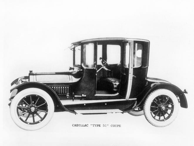1915 Cadillac Type 51 with first V-8 engine.