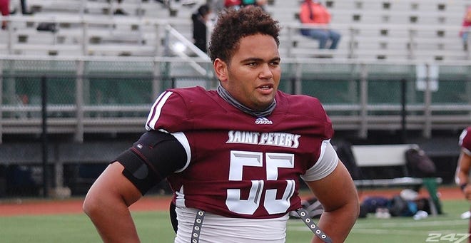 George Rooks, Jersey City (New Jersey) St. Peter's Prep,  6-4, 260 pounds, four stars. Rooks, rated the No. 4 player in New Jersey by 247Sports composite, is the son of former Syracuse defensive lineman George Rooks Sr., a four-year starter drafted by the New York Giants.