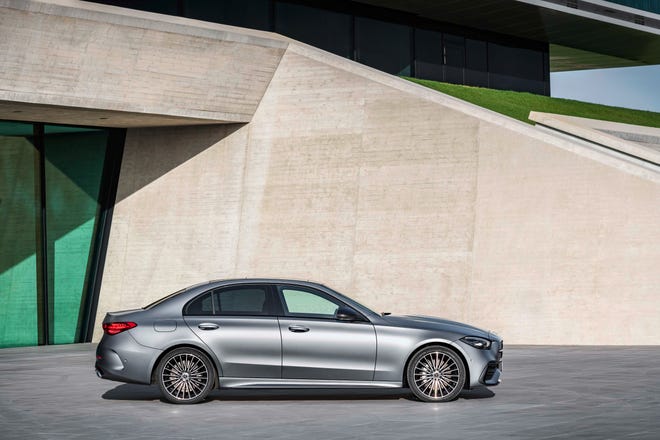 2022 Mercedes C-class is the brand's best-selling sedan - though its cousin GLC SUV is now the overall best-selling model.