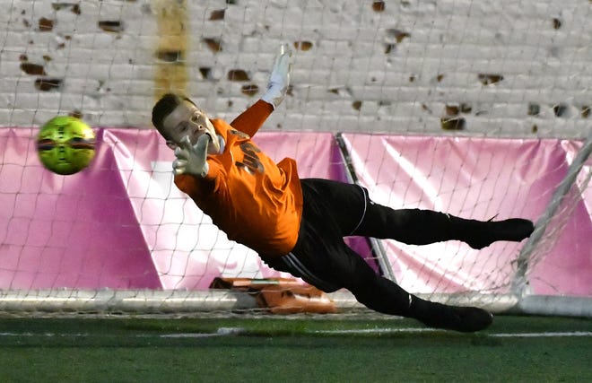 Goalie Nate Steinwascher and DCFC picked up their first win of the 2021 season on Friday.