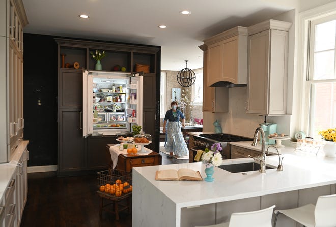 The spacious modern kitchen was part of a 1990s addition that also included the master bedroom