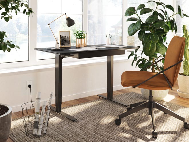 Merging innovation with modern design, these sit/stand desks from BDI offer creative solutions for any workspace.