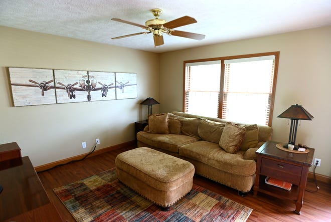 The living room in this Boulder Creek Condo in East China Twp., Thursday afternoon, July 15, 2021.