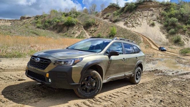 The 2022 Subaru Outback Wilderness is a formidable off-road warrior with skid plates, AWD and 9.5-inch ground clearance.