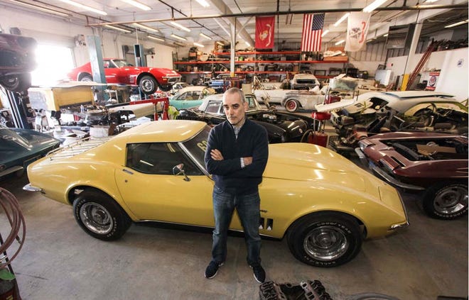 Corvette collector, restorer, and expert Chris Mazzilli spearheads the restoration of the 36 "Lost Corvettes" from the Peter Max collection.